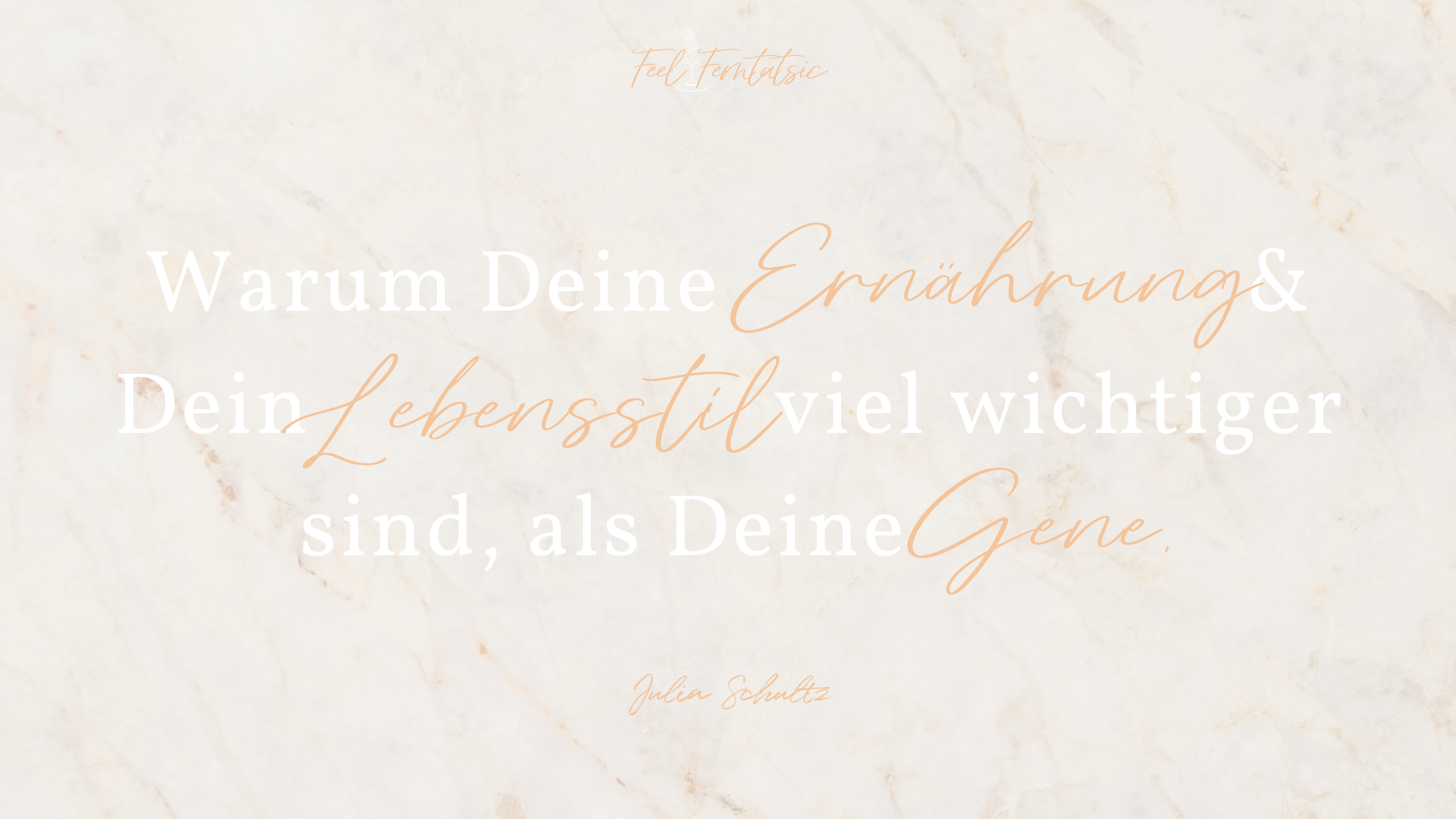 Podcast: Warum Deine Ernährung & Dein Lebensstil viel wichtiger sind, als Deine Gene Podcast: Warum Deine Ernährung & Dein Lebensstil viel wichtiger sind, als Deine Gene