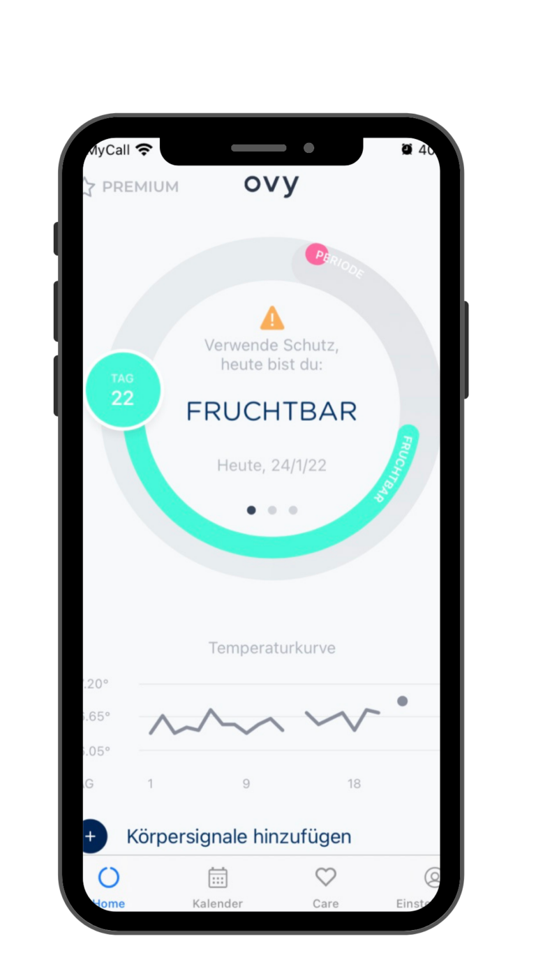 Verhütungsmodus OVY App